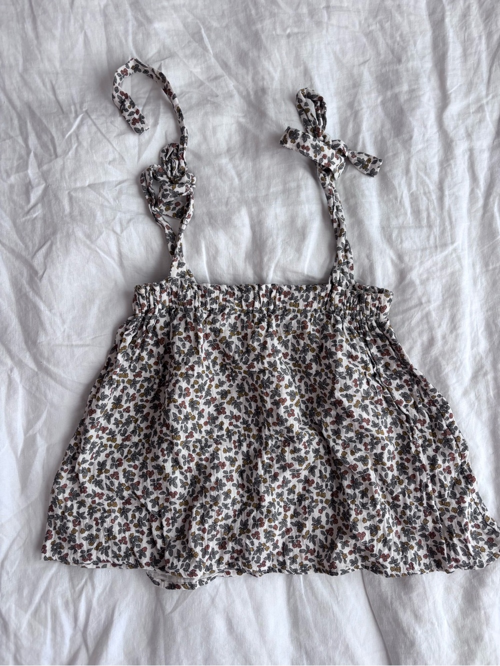 Rylee + Cru Tie-Shoulder top